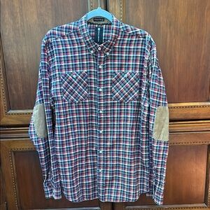 Billabong Men’s Long Sleeved Cotton Button Down Shirt Size L